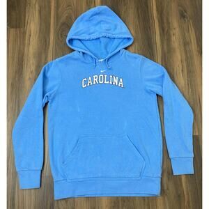 VTG Y2K Women Nike UNC Tar Heels center swoosh fleece pullover hoodie, M